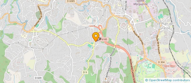 localisation de l'entreprise SCI  2MAC  GRASSE