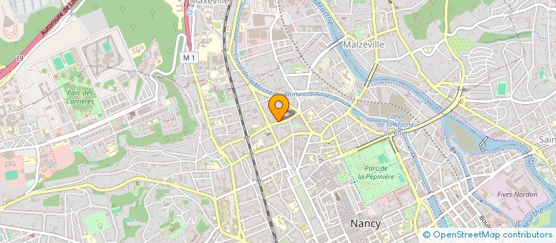 localisation de l'entreprise SCI 2MAJ  NANCY