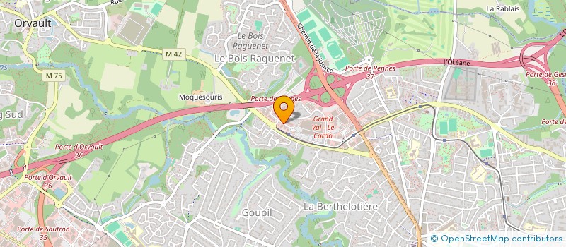 localisation de l'entreprise SCI 2MB à ORVAULT