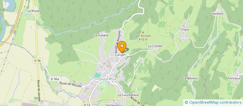 localisation de l'entreprise SCI 2MB à JUJURIEUX