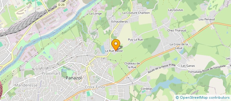 localisation de l'entreprise SCI 2MBJ à PANAZOL