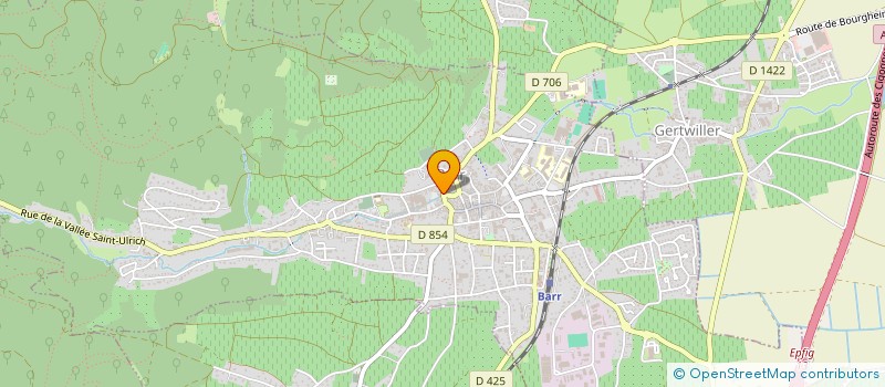 localisation de l'entreprise SCI 2MCG  ZELLWILLER