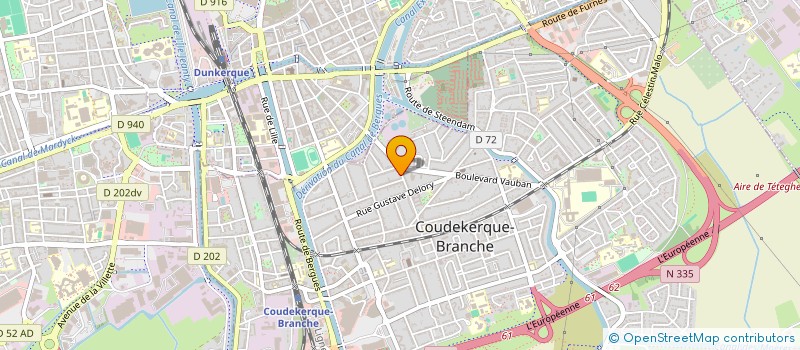 localisation de l'entreprise SCI 2MD  COUDEKERQUE-BRANCHE