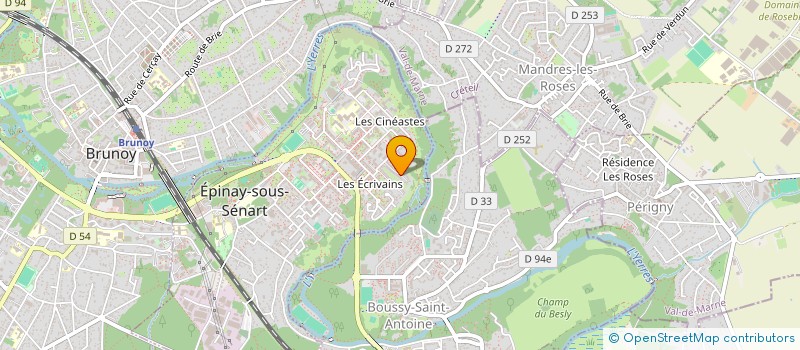 localisation de l'entreprise SCI 2MF  EPINAY-SOUS-SENART