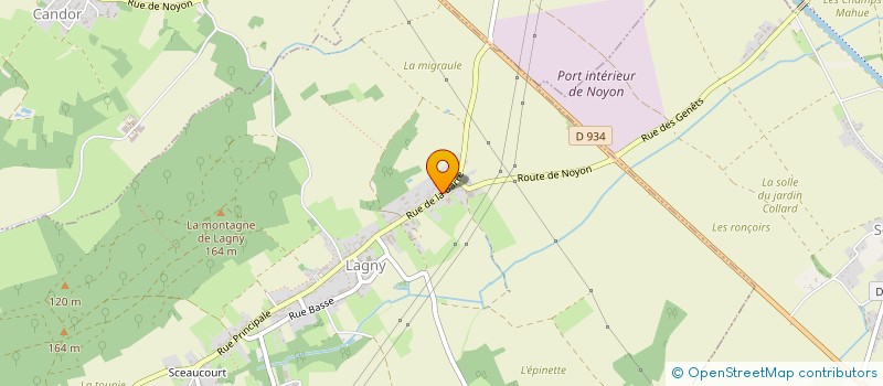 localisation de l'entreprise SCI 2MG2S INVEST  LAGNY