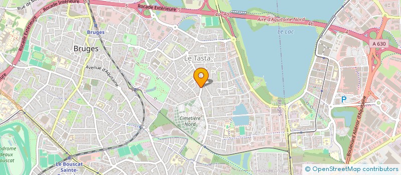 localisation de l'entreprise SCI 2MGJ  BRUGES