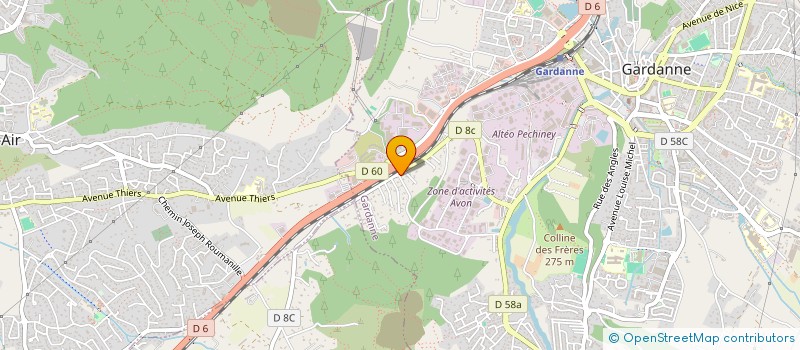 localisation de l'entreprise SCI 2MGR  GARDANNE