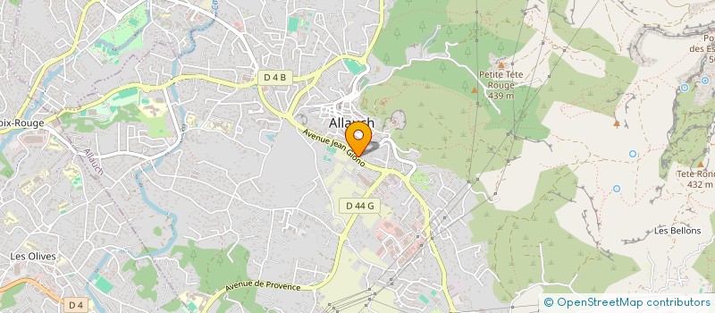 localisation de l'entreprise SCI 2MGR  ALLAUCH