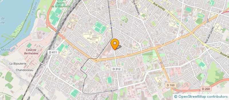localisation de l'entreprise SCI 2MH à ANGERS