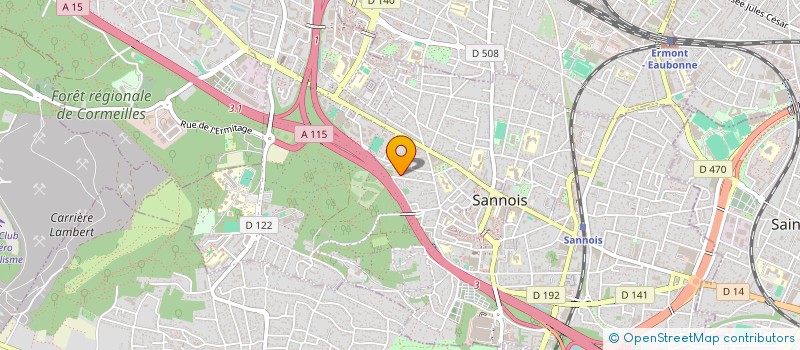 localisation de l'entreprise SCI 2MI  SANNOIS