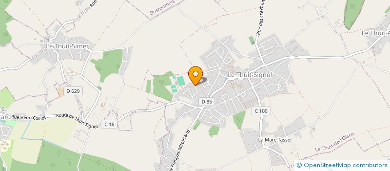 localisation de l'entreprise SCI 2MJ  LE THUIT DE L'OISON