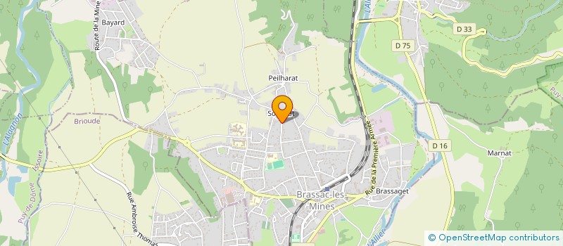 localisation de l'entreprise SCI 2MNG  BRASSAC-LES-MINES