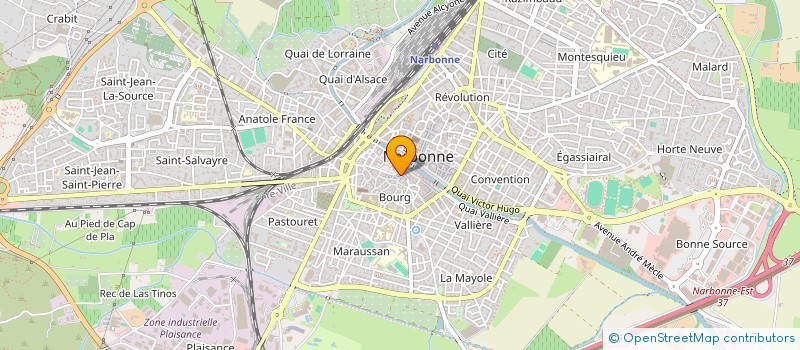 localisation de l'entreprise SCI 2MP à NARBONNE
