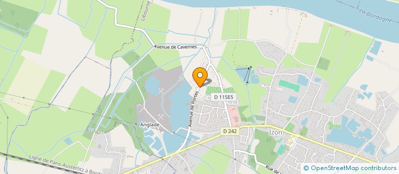 localisation de l'entreprise SCI 2MP  IZON