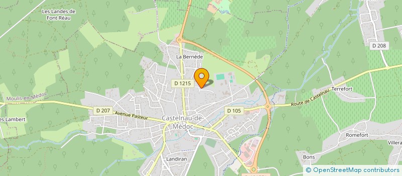 localisation de l'entreprise SCI 2MPC3  CASTELNAU-DE-MEDOC