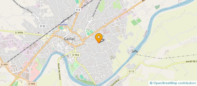 localisation de l'entreprise SCI 2MS à GAILLAC