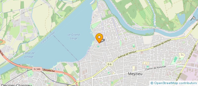 localisation de l'entreprise SCI 2MTJ  MEYZIEU