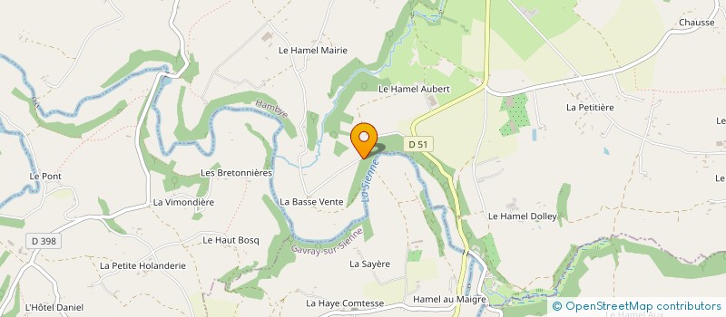 localisation de l'entreprise SCI 2MV  HAMBYE