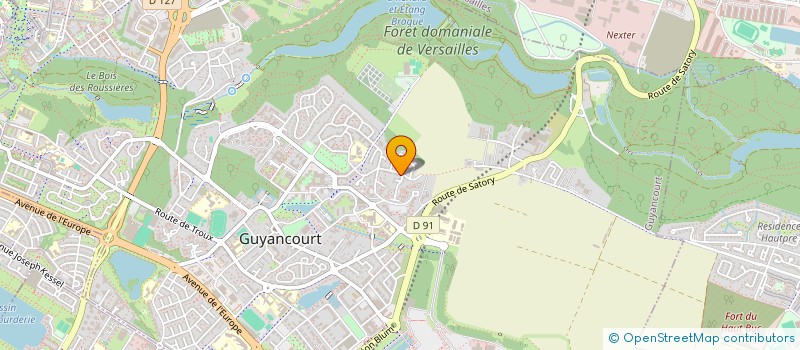 localisation de l'entreprise SCI 2MV-DRX  GUYANCOURT