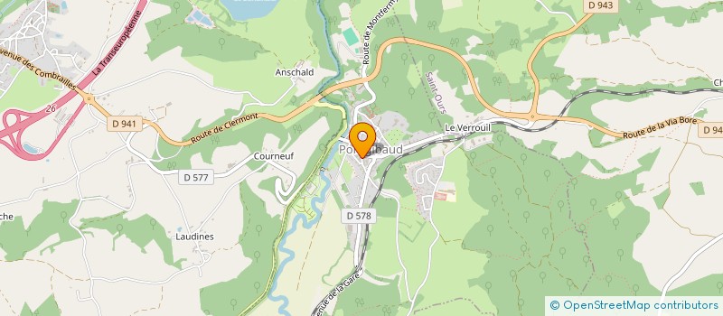 localisation de l'entreprise SCI 2MY  PONTGIBAUD