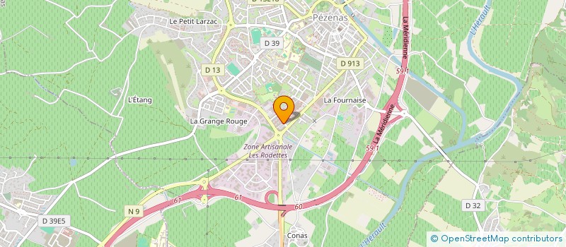 localisation de l'entreprise SCI 2N FAMILY  PEZENAS