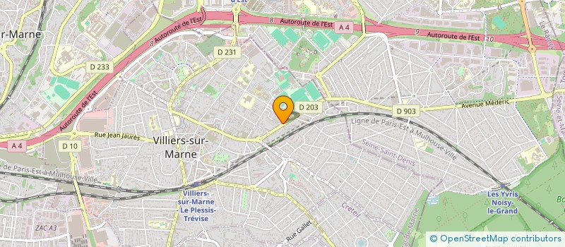 localisation de l'entreprise SCI 2NLM  VILLIERS-SUR-MARNE