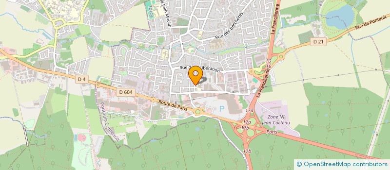 localisation de l'entreprise SCI 2NM DIALLO  OZOIR-LA-FERRIERE