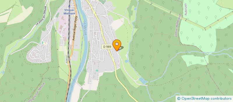 localisation de l'entreprise SCI 2P  VIREUX WALLERAND