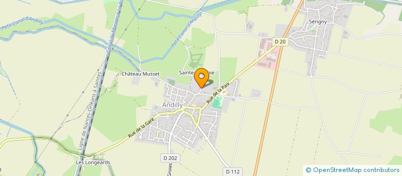 localisation de l'entreprise SCI 2P  VILLEDOUX