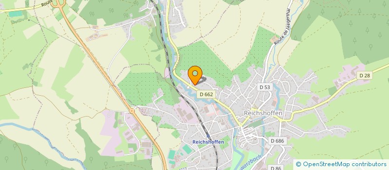 localisation de l'entreprise SCI 2PA  REICHSHOFFEN