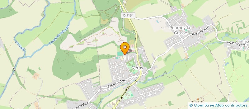 localisation de l'entreprise SCI 2PAL  VERNY