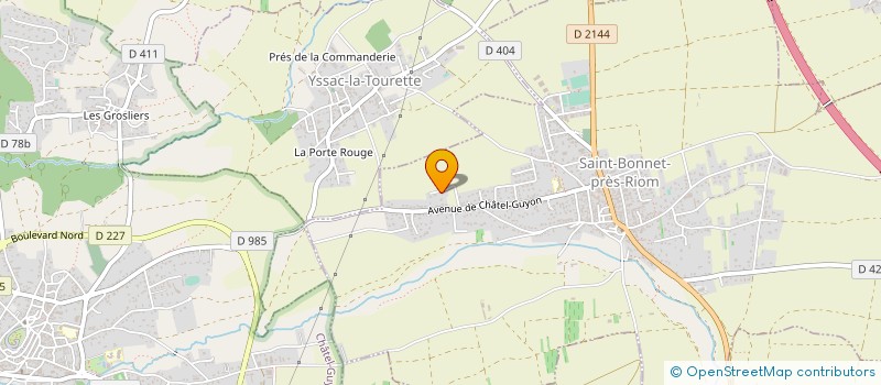 localisation de l'entreprise SCI 2PB  SAINT-BONNET-PRES-RIOM