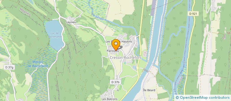 localisation de l'entreprise SCI 2PBN  CRESSIN-ROCHEFORT