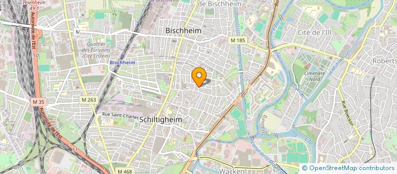 localisation de l'entreprise SCI 2PES  SCHILTIGHEIM