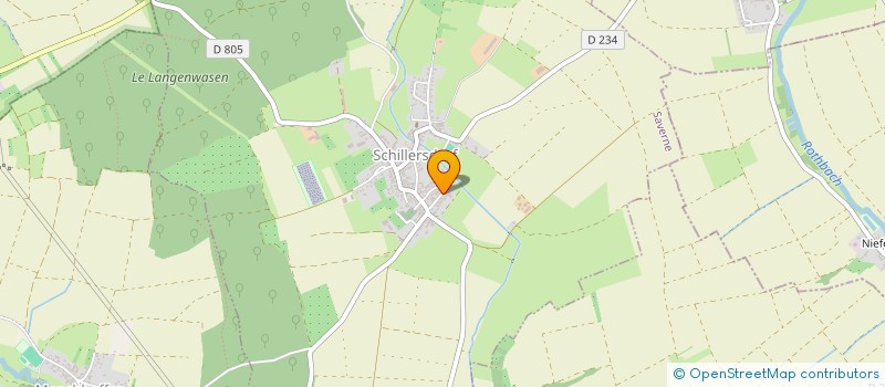 localisation de l'entreprise SCI 2PFI  SCHILLERSDORF