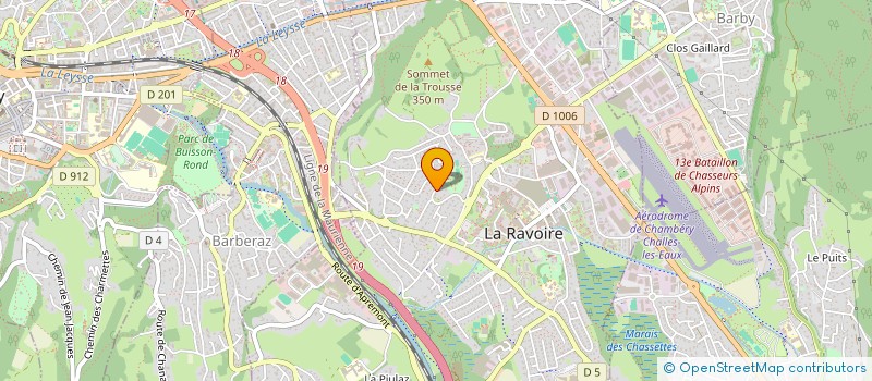 localisation de l'entreprise SCI 2PHCL  LA RAVOIRE