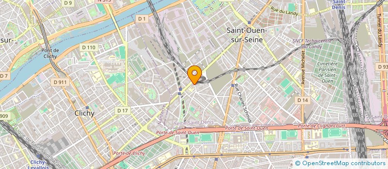 localisation de l'entreprise SCI 2PLH à SAINT-OUEN-SUR-SEINE