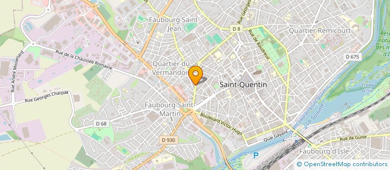 localisation de l'entreprise SCI 2PNL à SAINT-QUENTIN