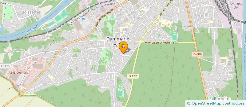 localisation de l'entreprise SCI 2PR à DAMMARIE-LES-LYS