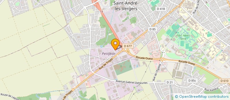 localisation de l'entreprise SCI 2R  SAINT-ANDRE-LES-VERGERS