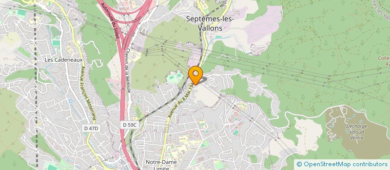 localisation de l'entreprise SCI 2R à SEPTEMES LES VALLONS