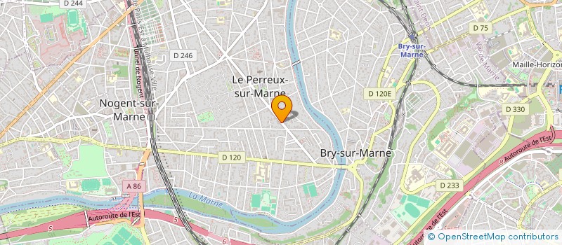 localisation de l'entreprise SCI 2R  LE PERREUX-SUR-MARNE