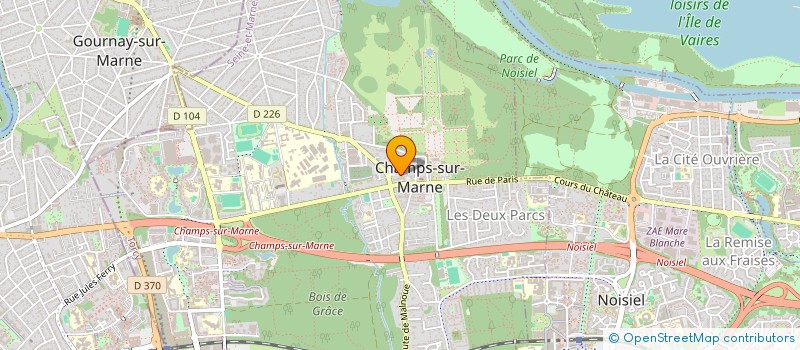 localisation de l'entreprise SCI 2R IMMO  CHAMPS-SUR-MARNE