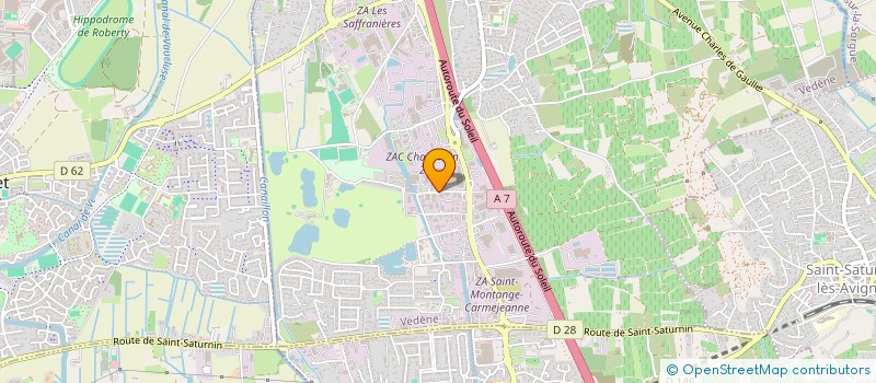 localisation de l'entreprise SCI 2R VEDENE  VEDENE