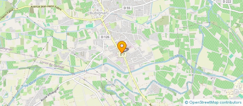 localisation de l'entreprise SCI 2RC  AUBIGNAN