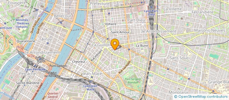 localisation de l'entreprise SCI 2RDP  LYON