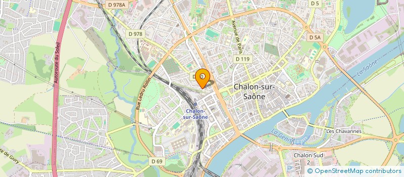 localisation de l'entreprise SCI 2RL à CHALON-SUR-SAONE