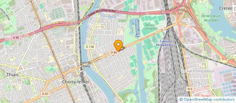 localisation de l'entreprise SCI 2RUE NOEL à CHOISY-LE-ROI