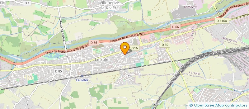 localisation de l'entreprise SCI 2RVH  LE SOLER