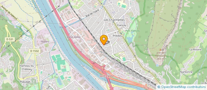 localisation de l'entreprise SCI 2S  SAINT-EGREVE